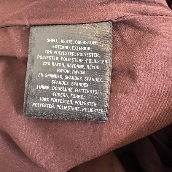 Anthropologie The Essential Slim Brocade 32x27 Ankle Brown Orange Blue Pants 8 - Picture 10 of 13